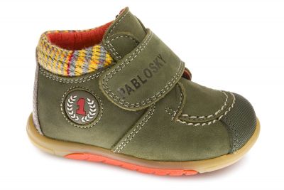 Green Pablosky baby boy boots 084595 