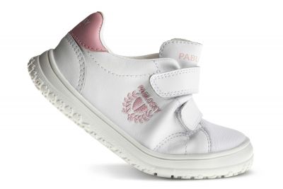 Zapatillas blancas con velcro para niña Pablosky 967100