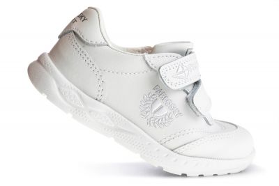Zapatillas deportivas de niña Pablosky 296907 de piel color blanco
