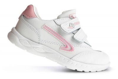 Zapatillas deportivas de niña Pablosky 297170 de piel color rosa