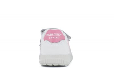 Zapatillas deportivas de niña Pablosky 297170 de piel color rosa